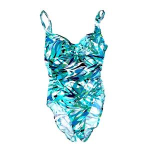 Aqua Green Swimwear One Piece